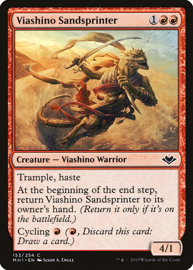 Viashino Sandsprinter 153/254 (Modern Horizons)  - Foil