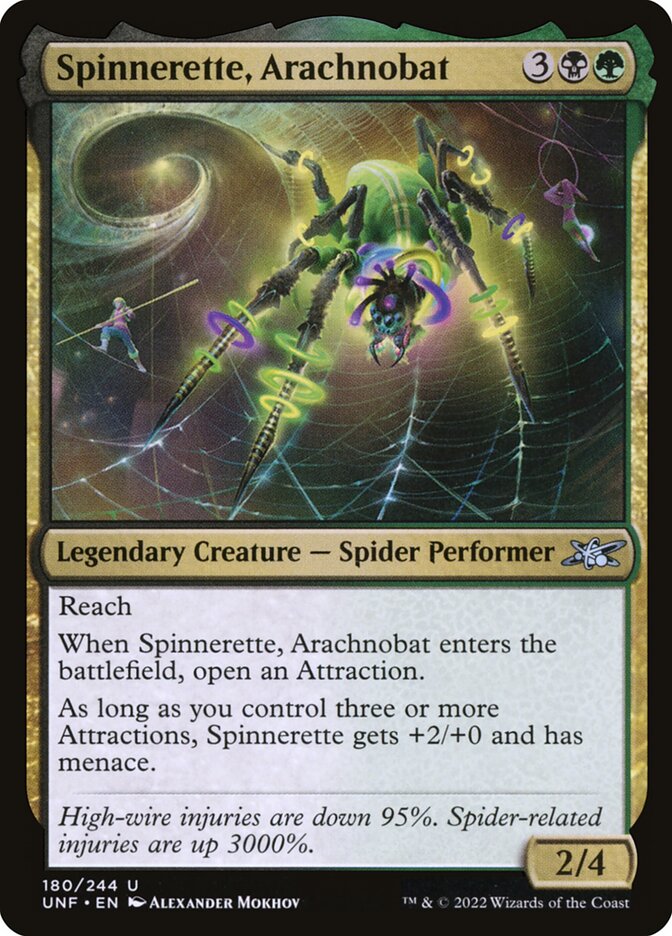 Spinnerette, Arachnobat 180/244 (Unfinity) 