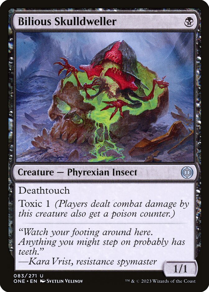 Bilious Skulldweller 83 (Phyrexia: All Will Be One) 
