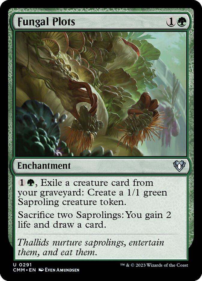 Fungal Plots 291/451 (Commander Masters)  - Foil