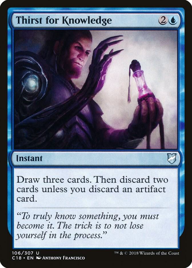 Thirst for Knowledge 106/307 (Commander 2018) 