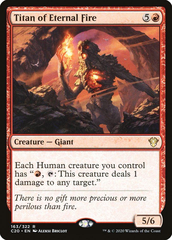 Titan of Eternal Fire 163/322 (Commander 2020) 