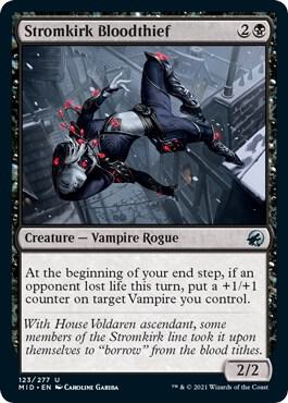 Stromkirk Bloodthief 123/277 (Innistrad: Midnight Hunt)  - Foil