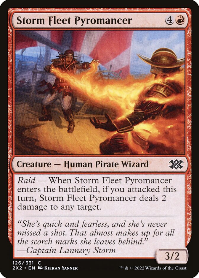 Storm Fleet Pyromancer 126/331 (Double Masters 2022) 