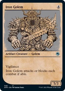 Iron Golem Showcase 348 (Adventures in the Forgotten Realms) 