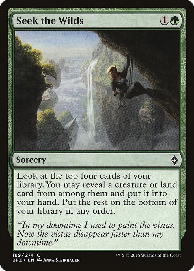 Seek the Wilds 189/274 (Battle for Zendikar) 