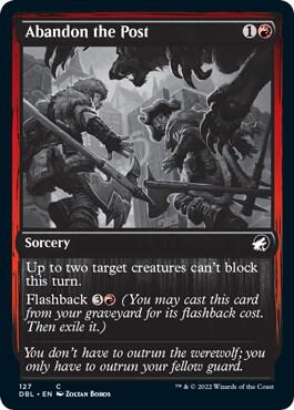 Abandon the Post 127/534 (Innistrad: Double Feature) 