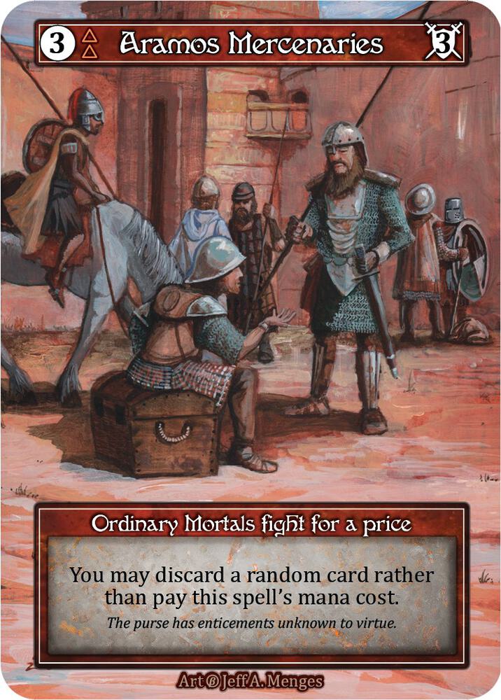 Aramos Mercenaries  (Beta)  - Foil