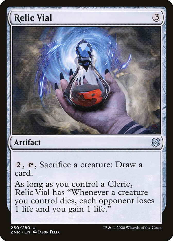 Relic Vial 250/280 (Zendikar Rising)  - Foil