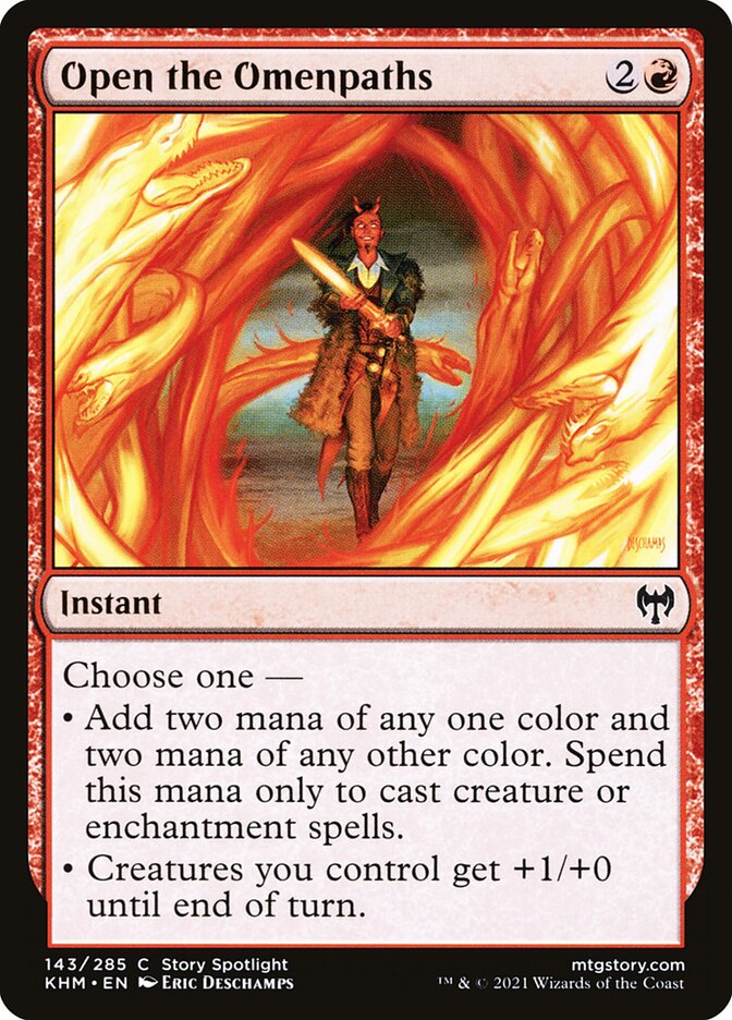 Open the Omenpaths 143/285 (Kaldheim)  - Foil