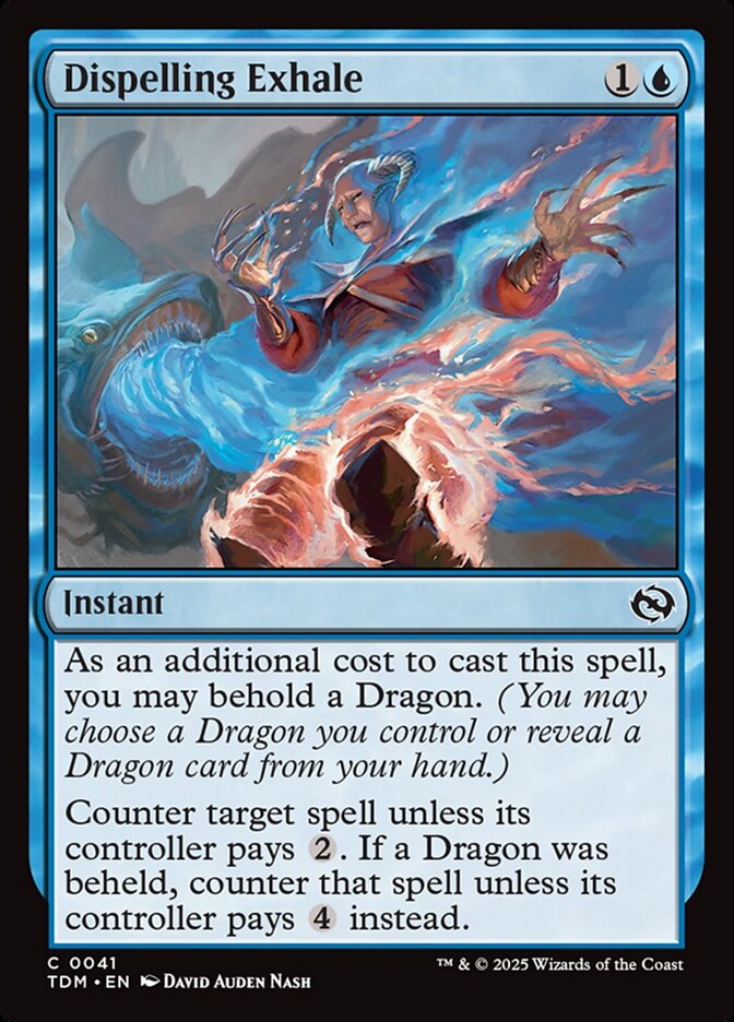 Dispelling Exhale 41 (Tarkir: Dragonstorm)  - Foil