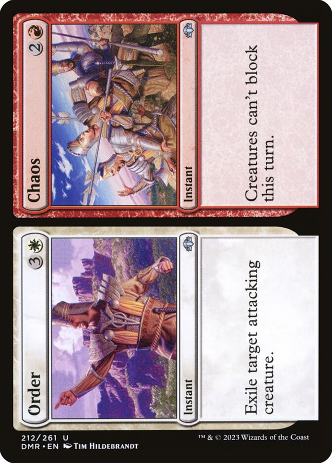 Order // Chaos 212/261 (Dominaria Remastered)  - Foil