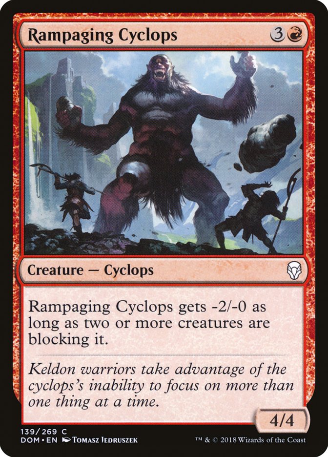 Rampaging Cyclops 139/269 (Dominaria) 