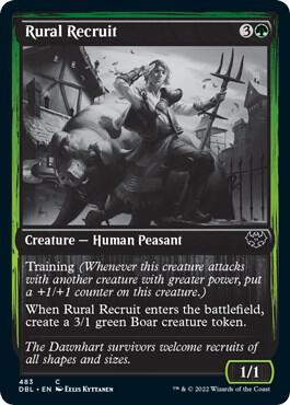 Rural Recruit 483/534 (Innistrad: Double Feature) 