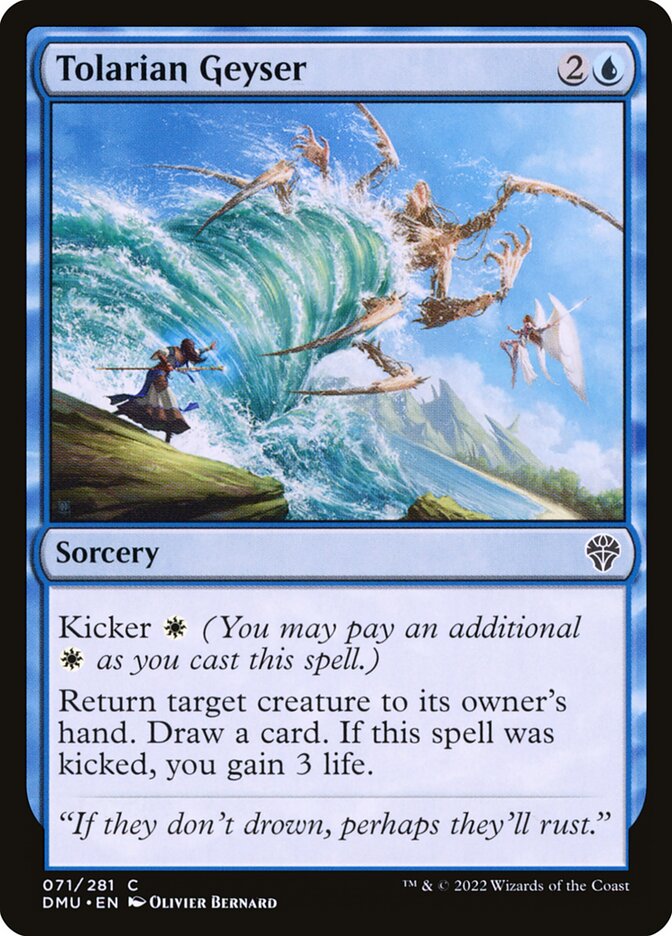 Tolarian Geyser 71/281 (Dominaria United) 