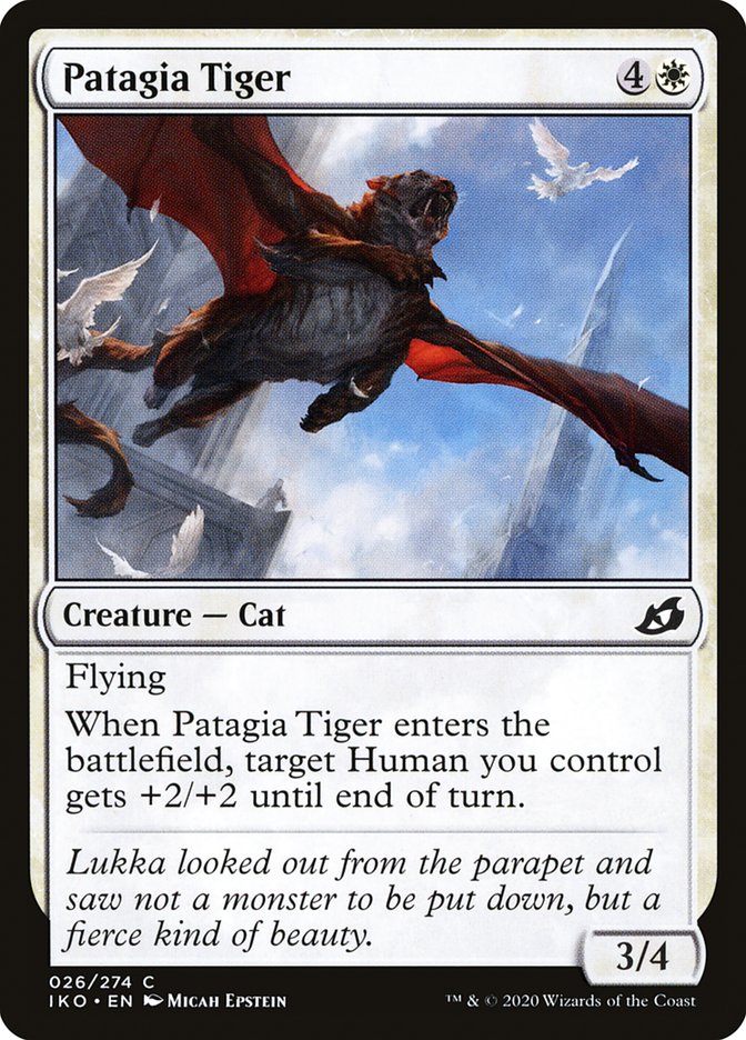 Patagia Tiger 26/274 (Ikoria: Lair of Behemoths)  - Foil