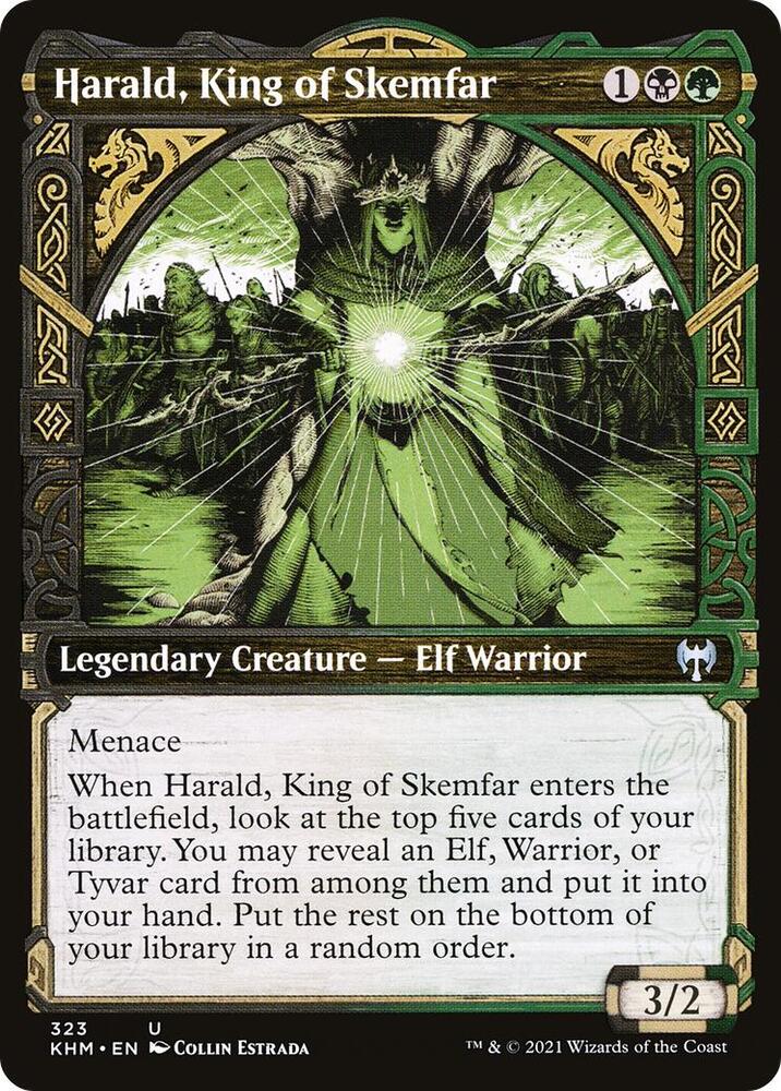 Harald, King of Skemfar 323/285 (Kaldheim)  - Showcase