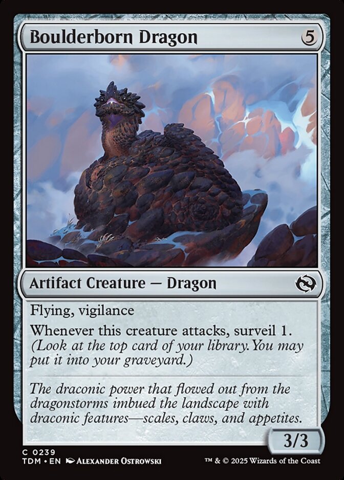 Boulderborn Dragon 239/291 (Tarkir: Dragonstorm) 