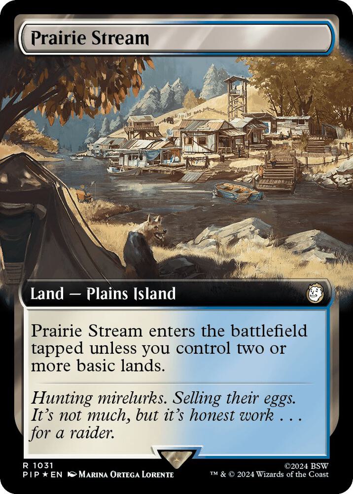 Prairie Stream Extended Art Surge Foil 1031 (Universes Beyond: Fallout)  - Extended Art Surge Foil