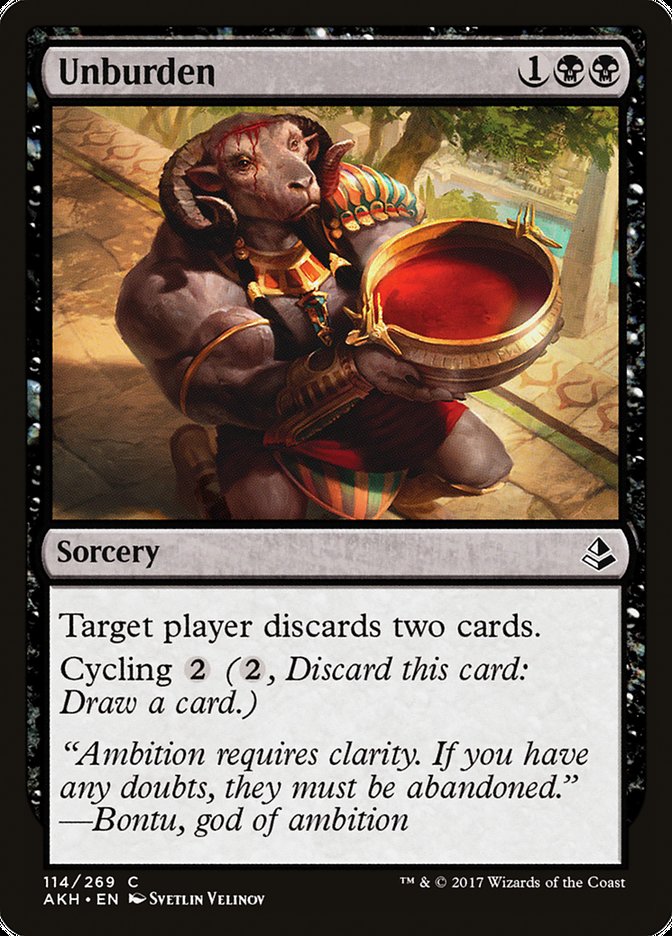 Unburden 114/269 (Amonkhet) 