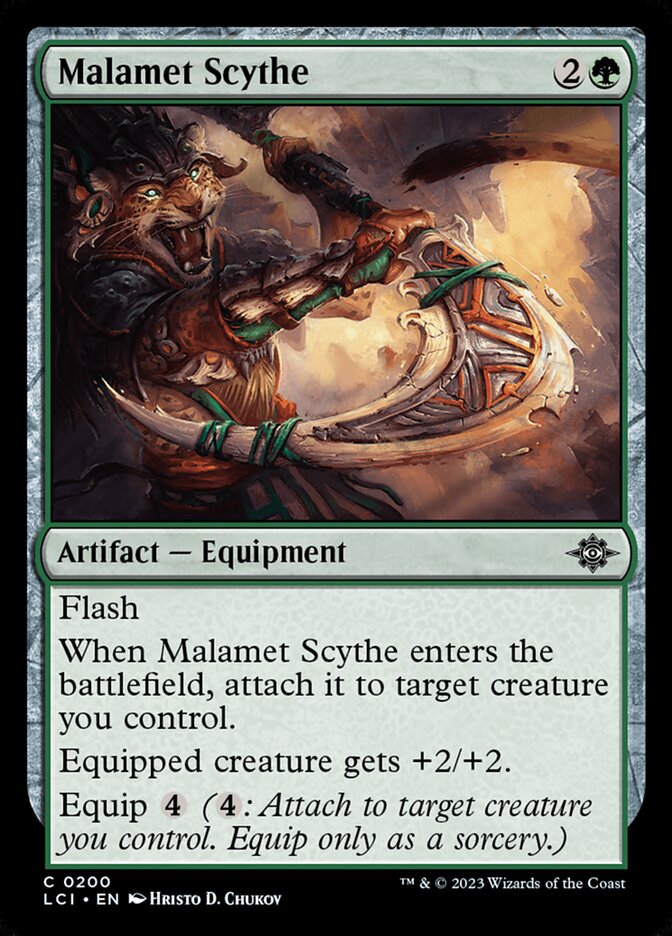 Malamet Scythe 200/291 (The Lost Caverns of Ixalan)  - Foil