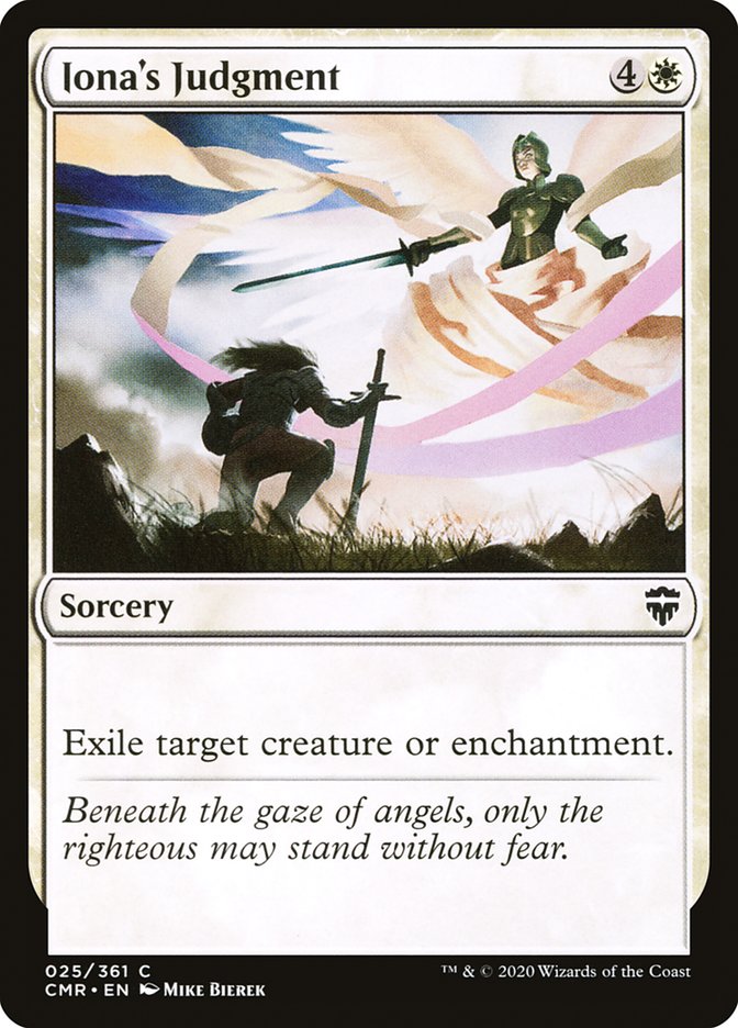 Iona's Judgment 25 (Commander Legends)  - Foil