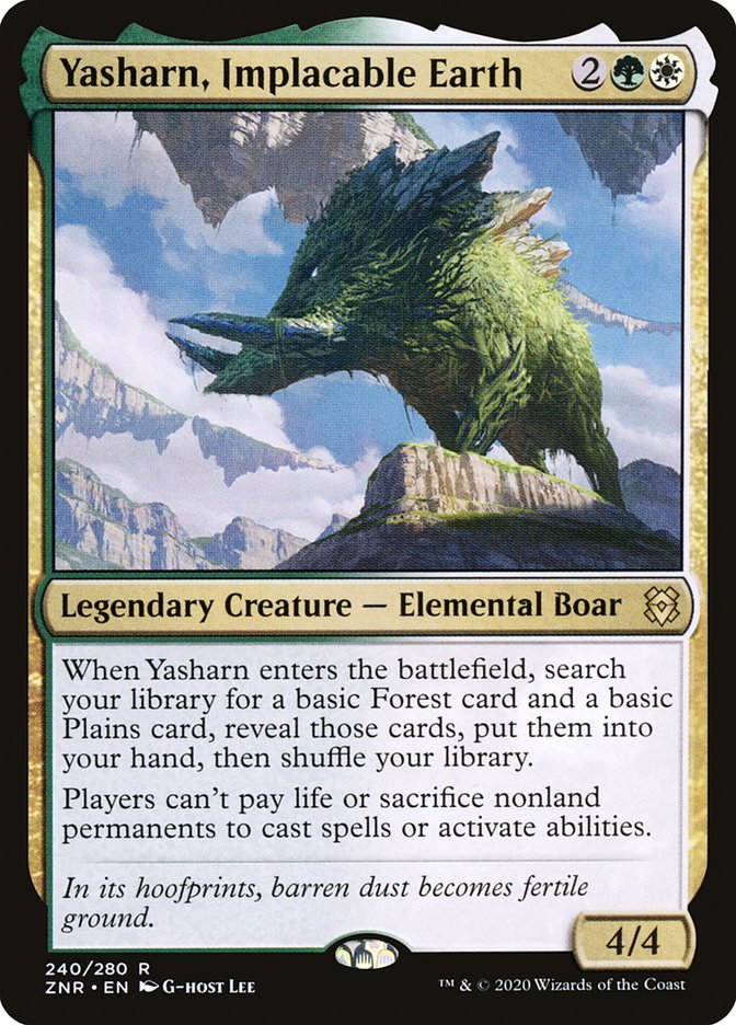 Yasharn, Implacable Earth 240/280 (Zendikar Rising) 