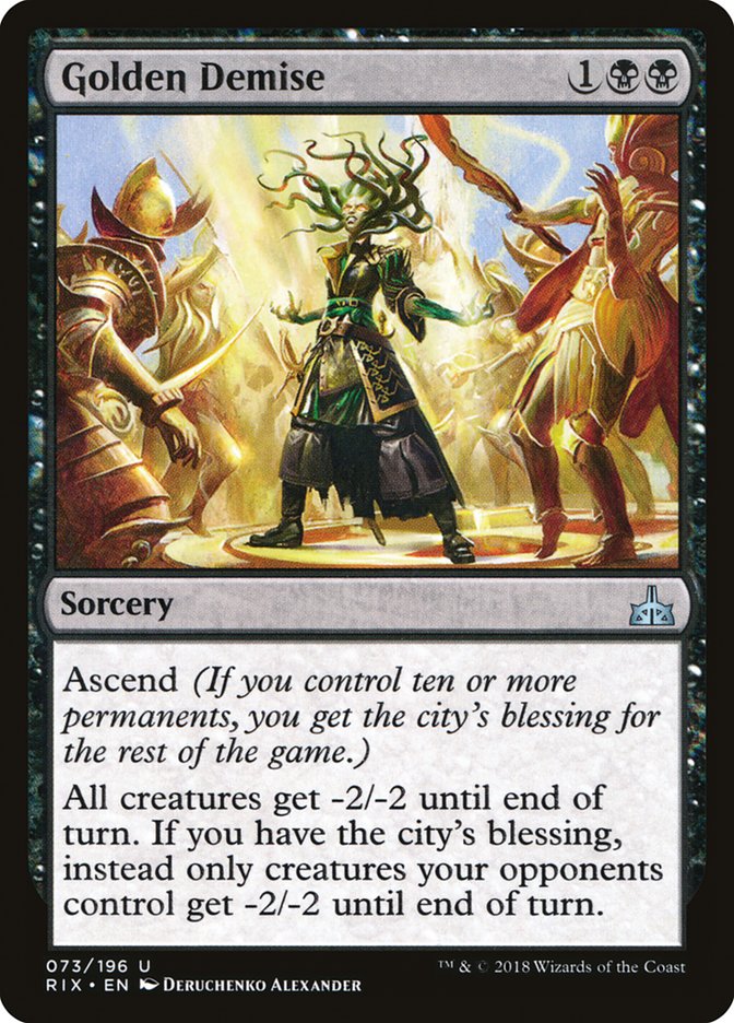 Golden Demise 73/196 (Rivals of Ixalan) 