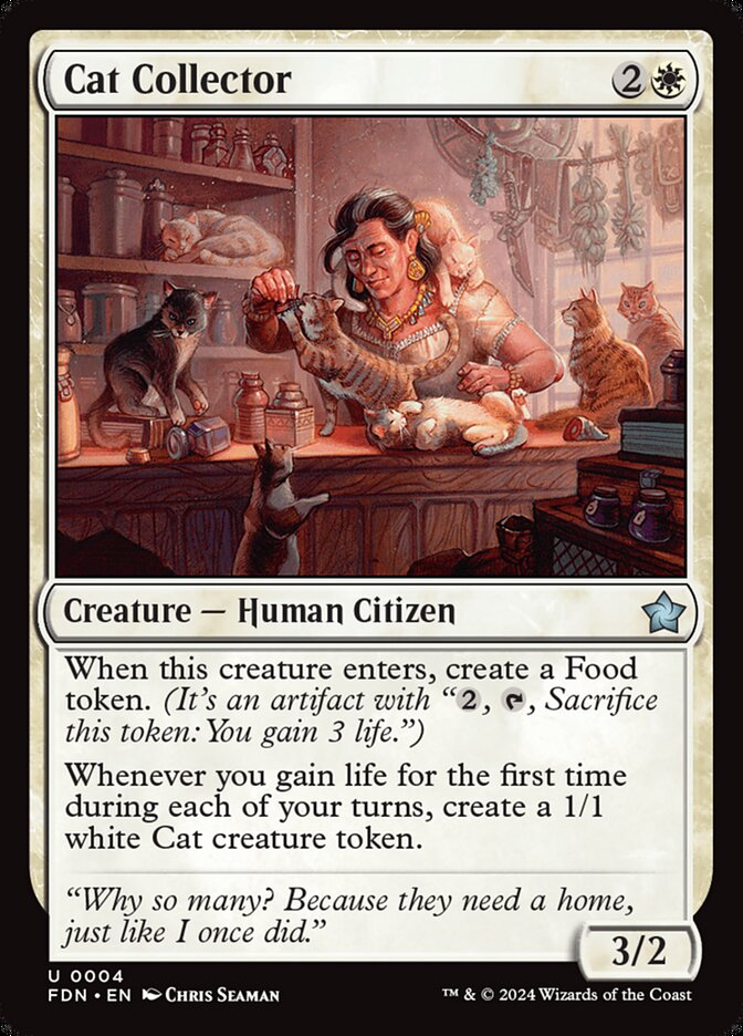 Cat Collector 4 (Foundations)  - Foil