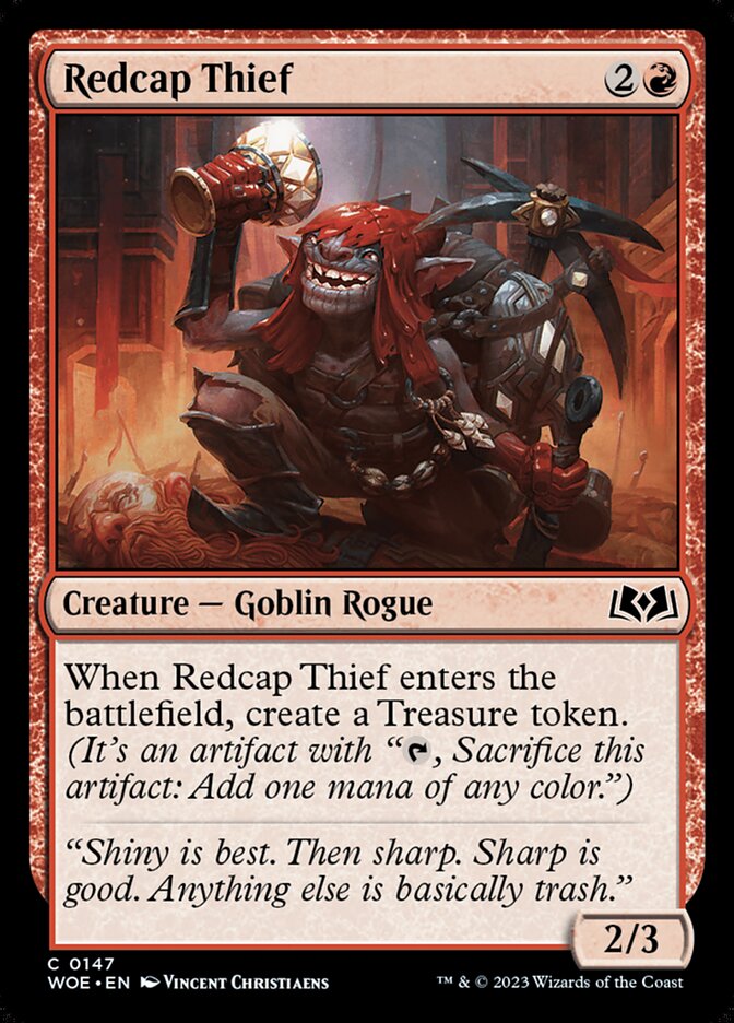 Redcap Thief 147/276 (Wilds of Eldraine)  - Foil