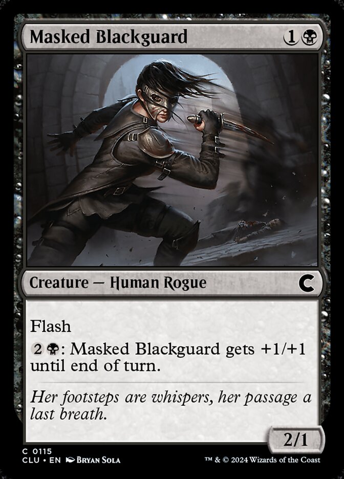 Masked Blackguard 115/284 (Ravnica: Clue Edition) 