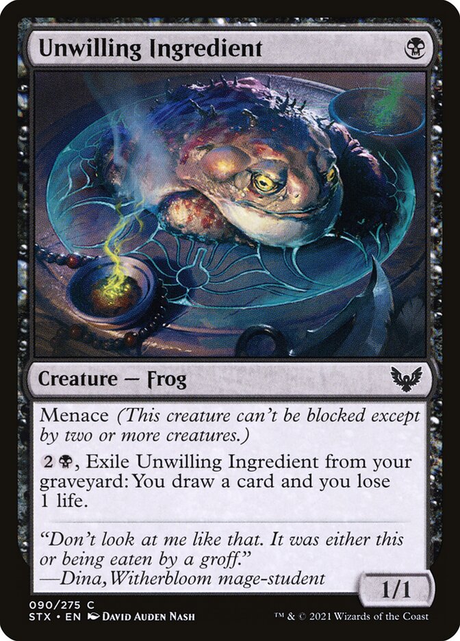 Unwilling Ingredient 90 (Strixhaven: School of Mages) 