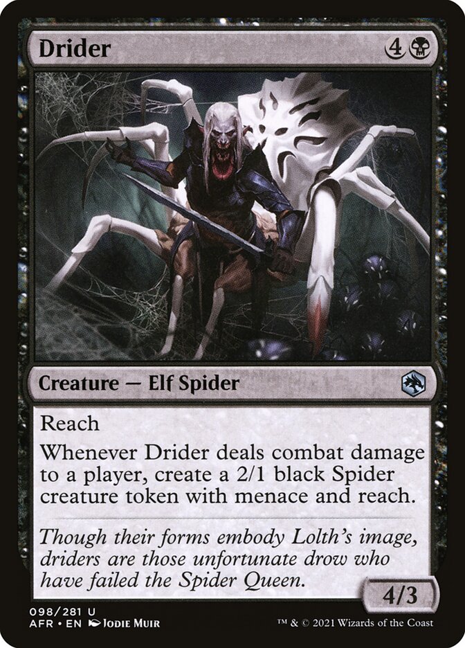 Drider 98 (Adventures in the Forgotten Realms)  - Foil
