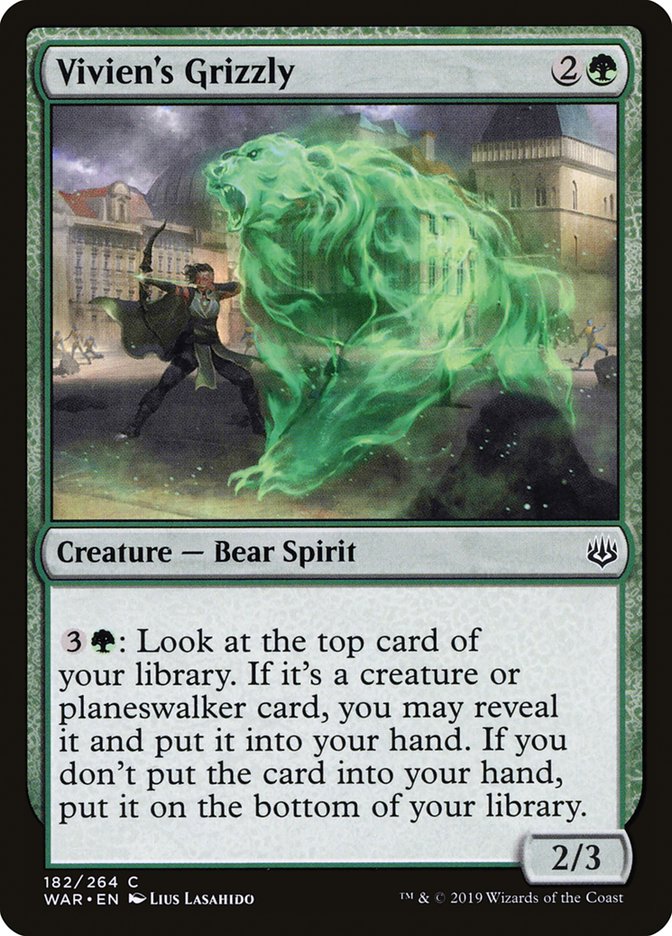 Vivien's Grizzly 182/264 (War of the Spark) 