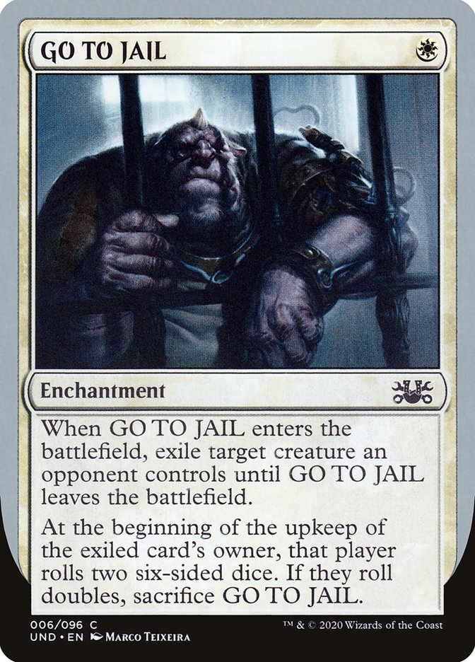 GO TO JAIL 6/96 (Unsanctioned) 
