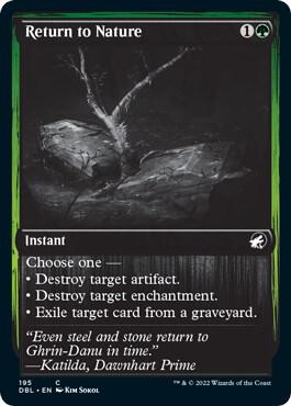 Return to Nature 195/534 (Innistrad: Double Feature) 