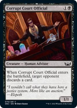 Corrupt Court Official 70/281 (Streets of New Capenna) 