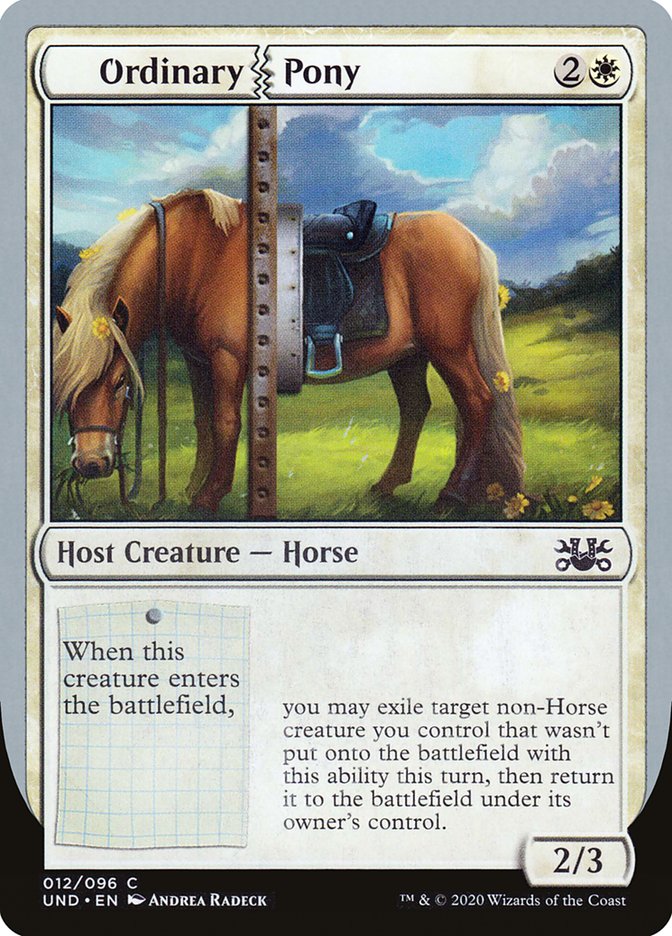 Ordinary Pony 12/96 (Unsanctioned) 