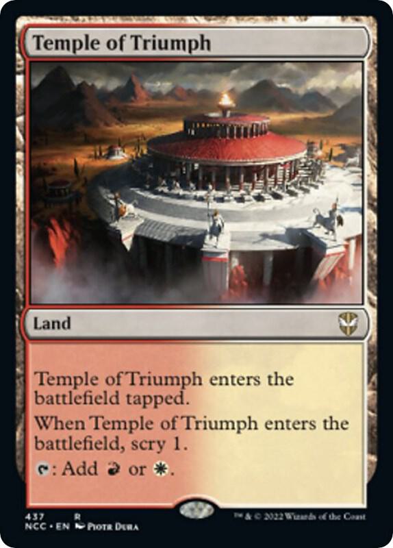 Temple of Triumph 437 (Commander: Streets of New Capenna) 