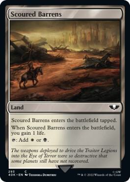 Scoured Barrens 293/617 (Universes Beyond: Warhammer 40,000) 