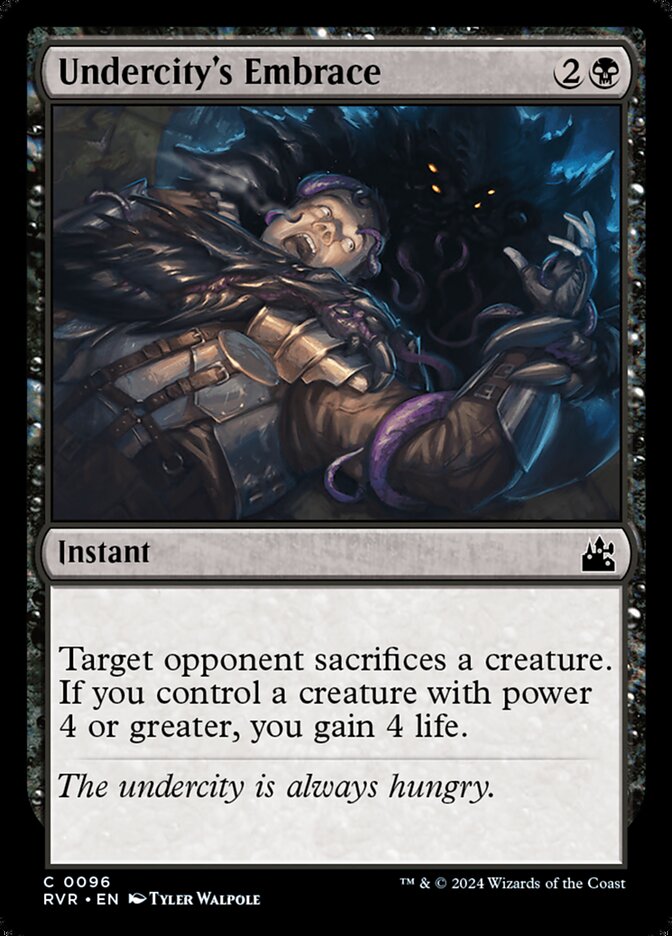 Undercity's Embrace 96/291 (Ravnica Remastered)  - Foil