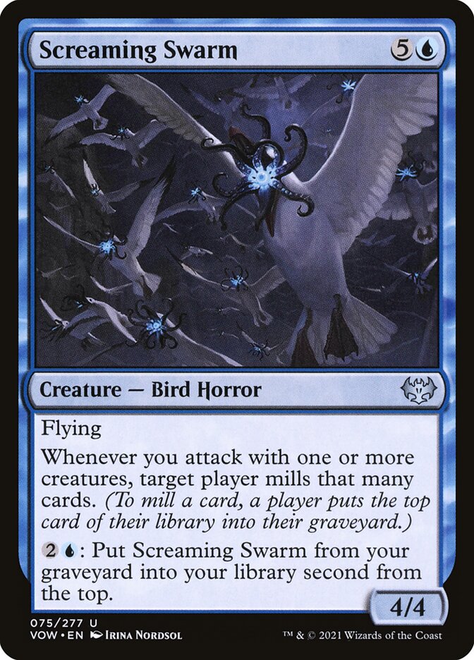 Screaming Swarm 75/277 (Innistrad: Crimson Vow) 