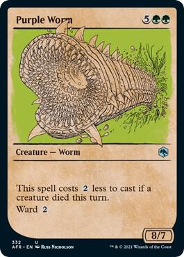 Purple Worm Showcase 332 (Adventures in the Forgotten Realms) 