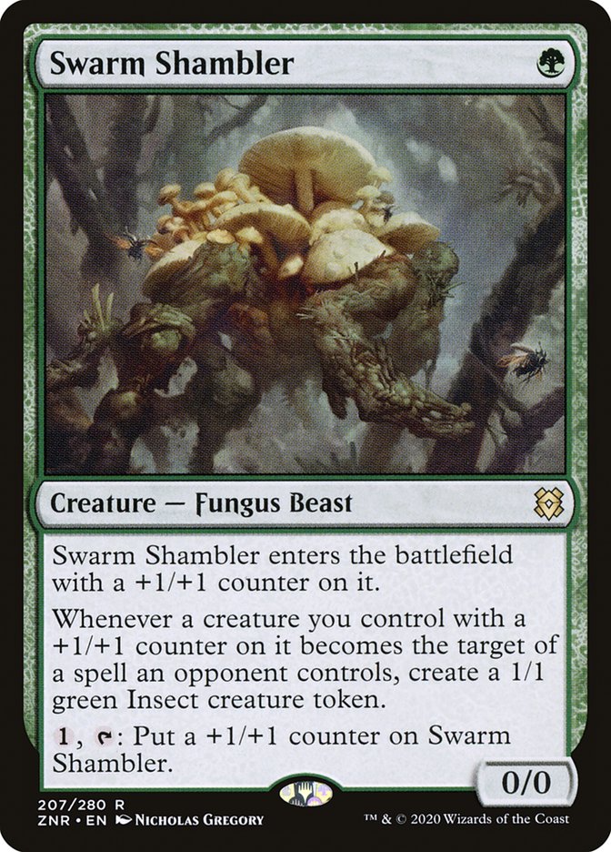 Swarm Shambler 207/280 (Zendikar Rising) 