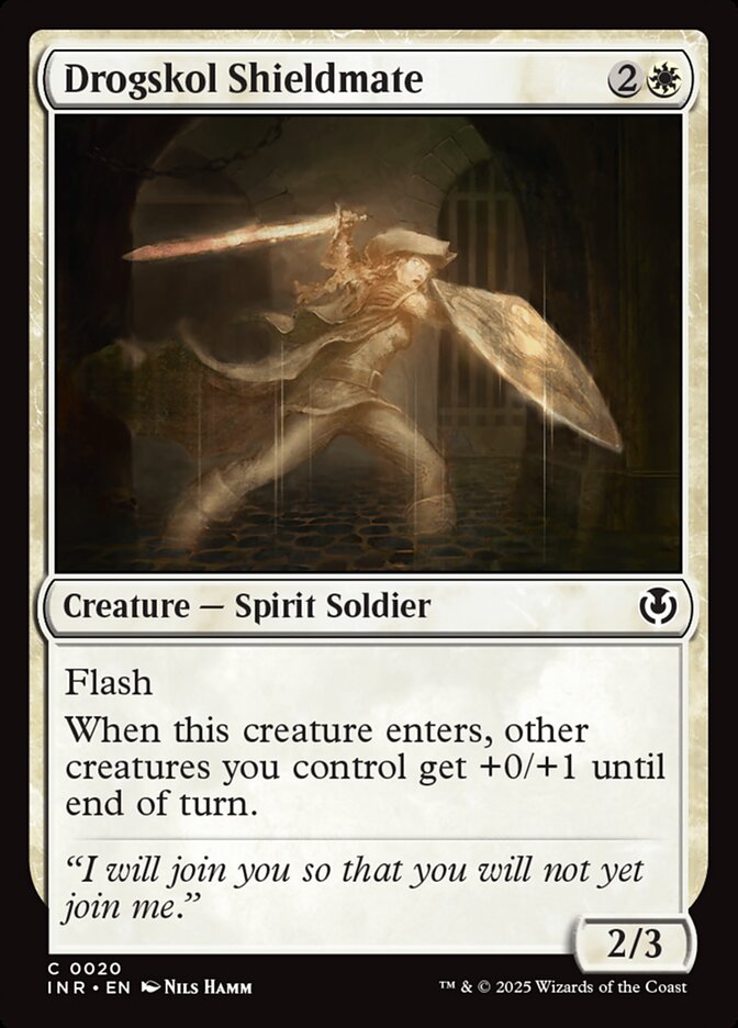 Drogskol Shieldmate 20/287 (Innistrad Remastered)  - Foil