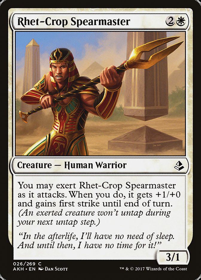 Rhet-Crop Spearmaster 26/269 (Amonkhet) 