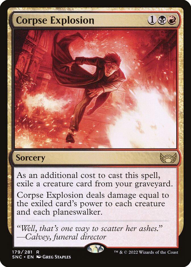 Corpse Explosion 179/281 (Streets of New Capenna)  - Foil