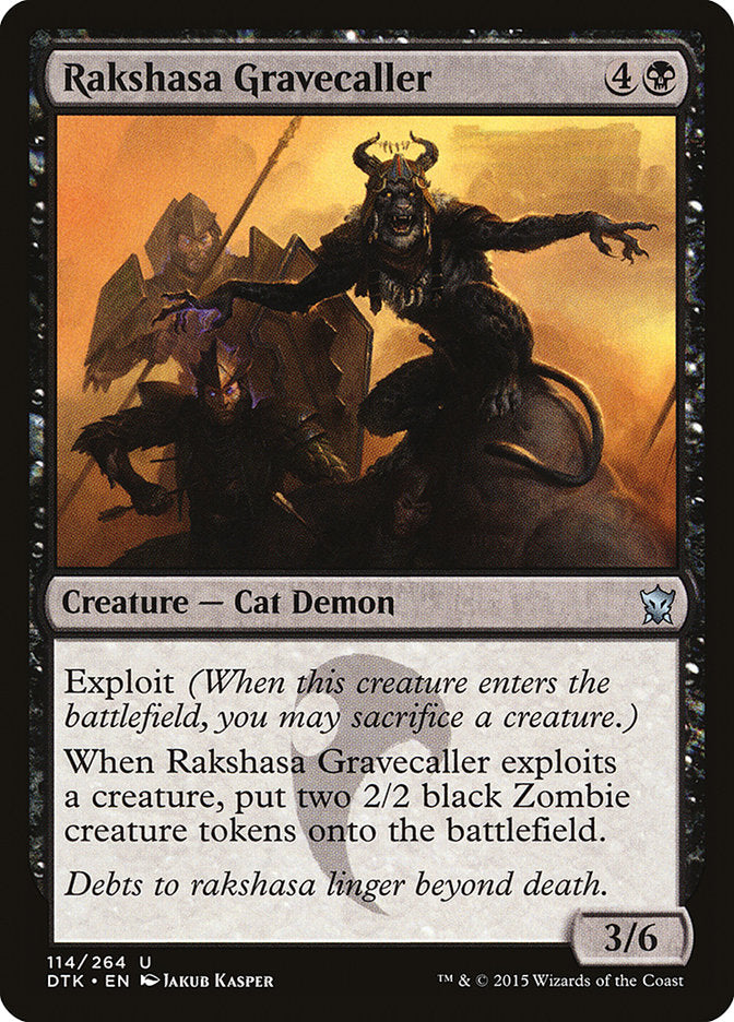 Rakshasa Gravecaller 114/264 (Dragons of Tarkir) 