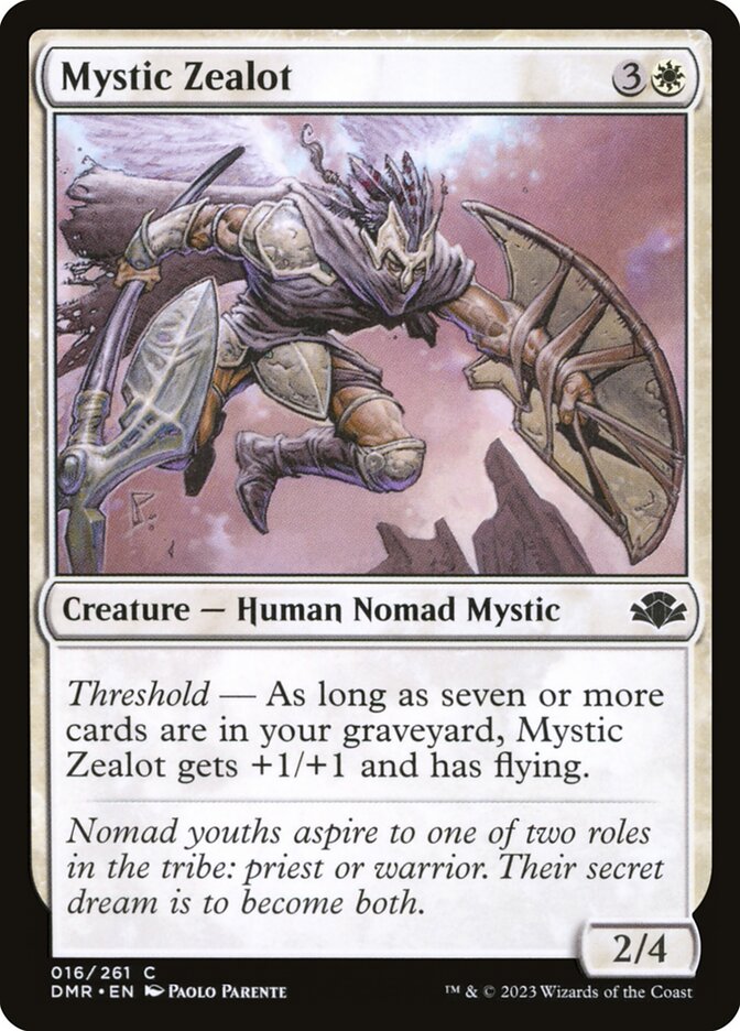 Mystic Zealot 16/261 (Dominaria Remastered)  - Foil