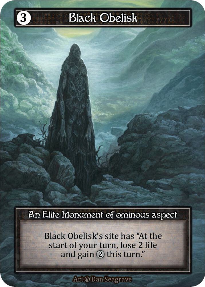 Black Obelisk  (Beta)  - Foil